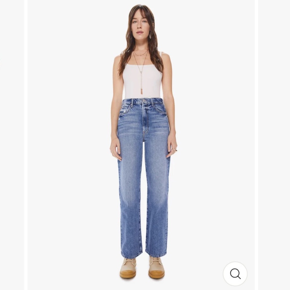 MOTHER High Waist Tunnel Vision Sneak in Take Me Higher  
Size 30
